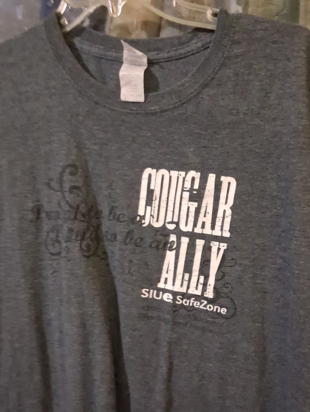 COUGAR ALLY Grey WomensGraphic Tee
